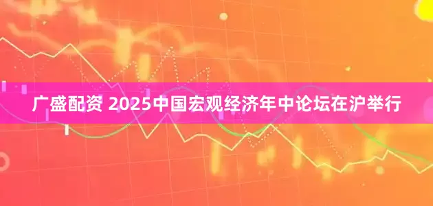 广盛配资 2025中国宏观经济年中论坛在沪举行